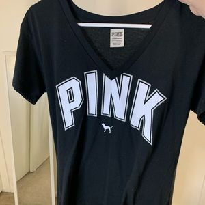Black pink shirt
